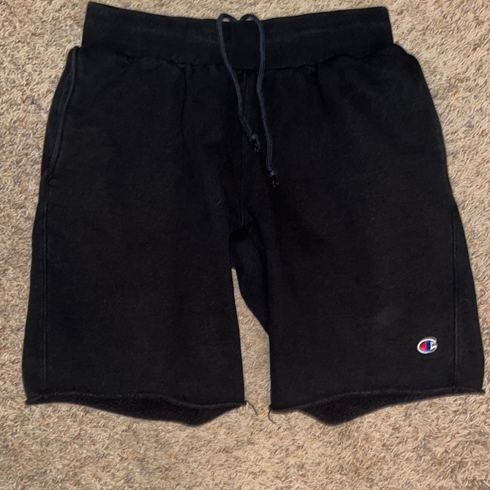 BLACK CHAMPION SHORTS **BARELY WORN**
